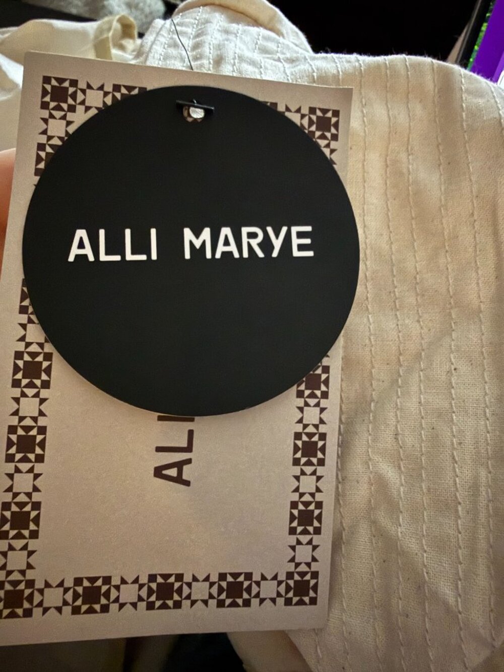 Alli Marye Millie dress in natural - Picture 7 of 8